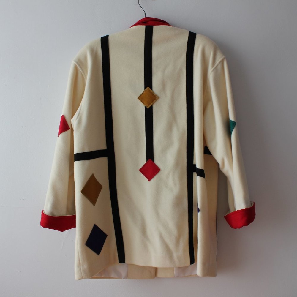 Vintage International Scene Funky Wool Coat - Picture 4 of 15